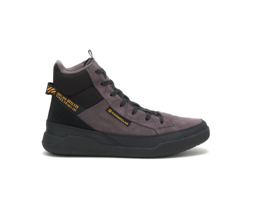 Caterpillar CODE Hex Hi Utility - Mørke Grå/Svart Sneakers Dame - Norge ( ZLHUO-7136 )